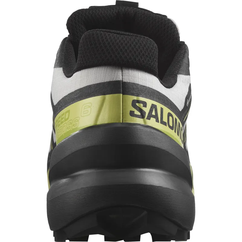 Salomon Speedcross 6 GTX Men's Trail Running Shoe in Lunar Rock/Black/Sunny Lime-4